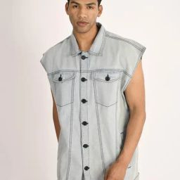 Bene Kleed Blue Solid Jackets-picture-22