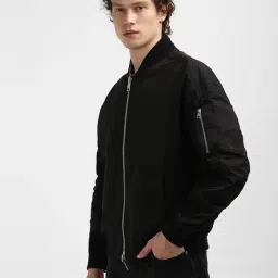 Calvin Klein Black Regular Fit Reversible Jacket image 3