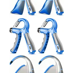 Strauss Blue Counter Meter Adjustable Strengthener Hand Grip (Pack of 2) image 1