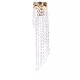 Fos Lighting Brilliant Spiral Crystal Golden Flush Mount Ceiling Light - Cylinder-GP-Spiral-CL1-picture-30