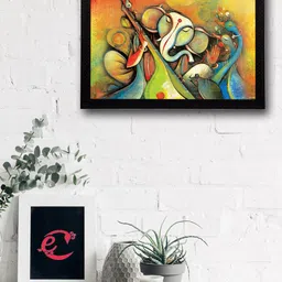 eCraftIndia Multicoloured Lord Ganesha UV Wall Art-picture-10