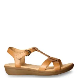 Naturalizer Women's Wesile Beige T-Strap Wedges image 2