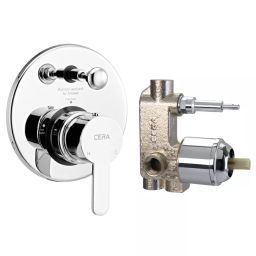 CERA Victor Single Lever Wall Mount 5 Way Concealed Diverter, F1015711 + F4020101 (Set of 2 Pcs)-picture-42