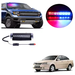 Cartronics 8 LED  Red Blue  Police Flasher Light  for Chevrolet Optra-picture-43