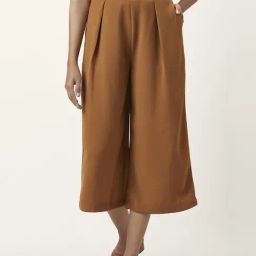 Annabelle by Pantaloons Brown High Rise Culottes-picture-45