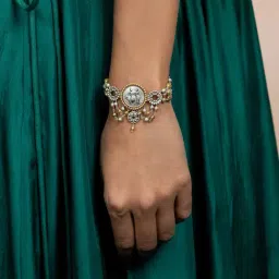 Shaya 92.5 Sterling Silver Dampati Coin Bracelet for Women-image-37