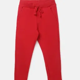 United Colors of Benetton Boys Red Solid Joggers-picture-26