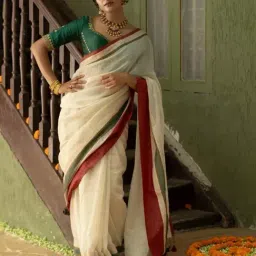 Suta Off White Solid Saree-picture-20