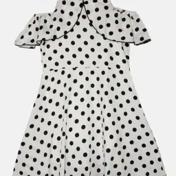 Kiddopanti Kids White Printed Dress-image-25