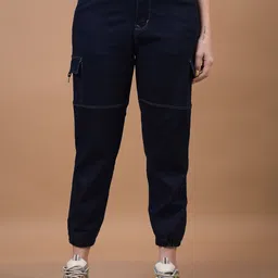 Crimsoune Club Women Solid Regular Fit Mid-Rise Stretchable Jeans-image-41