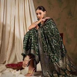 Suha Woven Design Zari Art Silk Banarasi Saree-picture-28