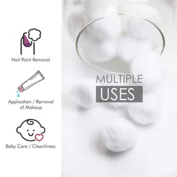 QUICK BUYZZ Cotton Wool Roll | Soft & Absorbent Multipurpose Cotton for Baby Care, Makeup Removal, First Aid, Facial Cleansing & Beauty Use | Gentle on Skin for Adults & Infants | 200g Pack image 2