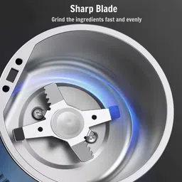 F4FIVE Grinder Multi-Functional Electric Stainless Steel Herbs Spices Nuts Grain Grinder, Portable Coffee Bean Seasonings Spices Mill Powder Machine Grinder Machine for Home and Office image 2