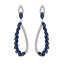 youbella Jewellery Celebrity Inspired Crystal Studded Dangler Earings Earrings for Girls and Women image 1