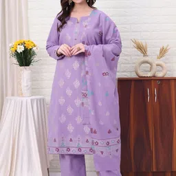 Hemkunt Fabric Ethnic Motifs Unstitched Dress Material-picture-14