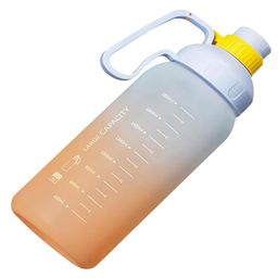 House of Quirk Water Bottle with Straw, Sports Water Bottles with Handle, Leak Proof Drinks Bottle BPA Free (Blue/Orange 1.8Litre)-picture-30