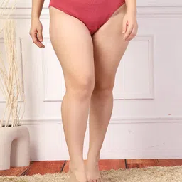 Zelena Women 95% Modal & 5% Ealstane Full Hip Coverage Maternity Panty - Red-picture-23