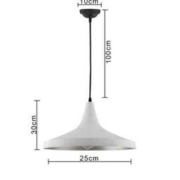AYMH White & Black Metal Contemporary Ceiling Lamp-picture-15