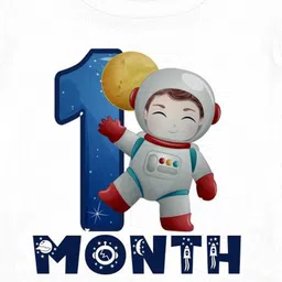 Arvesa 1 Month Baby Printed Bodysuit image 2