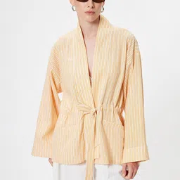 Koton Women Striped Long Sleeves Robe-picture-41