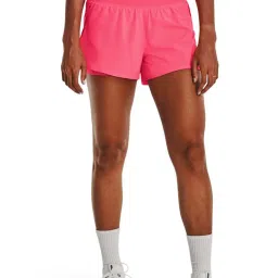 UNDER ARMOUR Pink Mid Rise Sports Shorts image 1