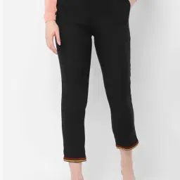 Solly by Allen Solly Black Regular Fit Trousers-picture-17