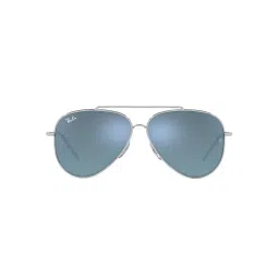 Ray-Ban Reverse  | Silver Sunglasses ( 0RBR0101S | Pilot | Silver Frame | Grey Lens ) image 1