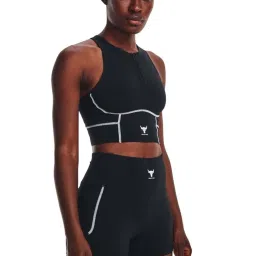 UNDER ARMOUR Black Logo Print Sports Tank Top image 1