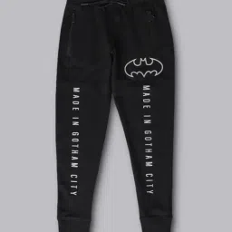 Kidsville Black Printed Joggers-image-71