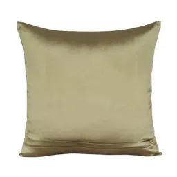India Circus Green Silk Viridescent Cushion Cover image 3