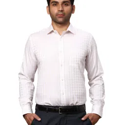 Park Avenue Fawn Regular Fit Check Shirt image 1