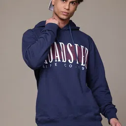 The Roadster Lifestyle Co. Printed Hooded Sweatshirt-picture-25