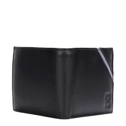 Red Chief Black Leather Formal Bi-Fold Wallet for Men image 2