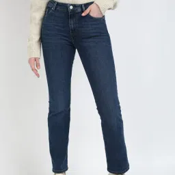 TOMMY HILFIGER Blue Cotton Slim Fit Mid Rise Jeans-image-27