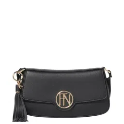 Forever New Black Solid Medium Slings Handbag-image-23