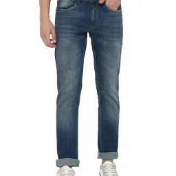 Allen Solly Blue Skinny Fit Rinse Washed Jeans image 1