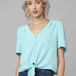 Only Light Blue Regular Fit Top image 1
