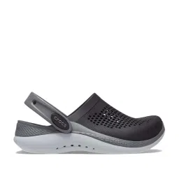 Crocs Kid's Literide 360 Black Back Strap Clogs image 1