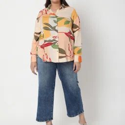 Vero Moda Curve Multicolor Printed Casual Shirt image 4