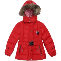 Elle Kids Red Regular Fit Jacket-image-54