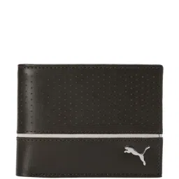 Puma Chocolate Sport Logo Bi-Fold Wallet For Men-image-60