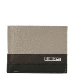 Puma Toasted Almond Sport Color Block Bi-Fold Wallet For Men-picture-15