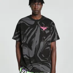 Puma MELO x TOXIC Black Regular Fit Printed Sports T-Shirt image 1