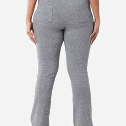 BlissClub Grey Werk-It Flare Pants - Regular image 2