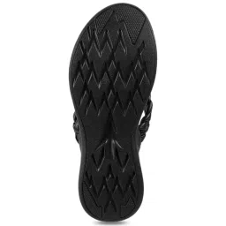 Metro Women's Black Thong Wedges image 4