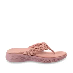 Metro Women's Pink Thong Wedges image 1