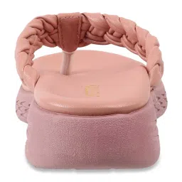 Metro Women's Pink Thong Wedges image 5