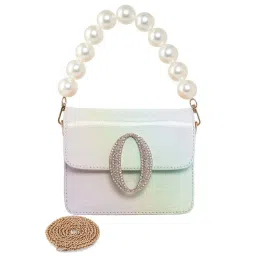 Esbeda Multicolor Textured Small Sling Handbag image 1