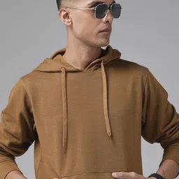 The Roadster Lifestyle Co. Men Solid Hooded Sweatshirt-image-80