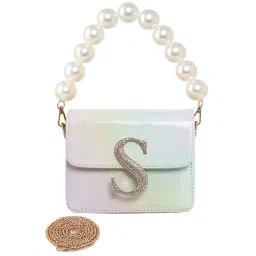 Esbeda Multicolor Textured Small Sling Handbag image 1